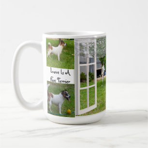 Love Is A Fox Terrier,  Coffee Mug