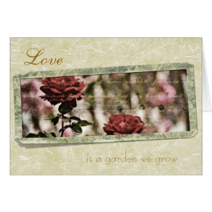 Love is a Garden We Grow Roses