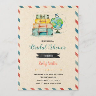 Love is a journey party invitation