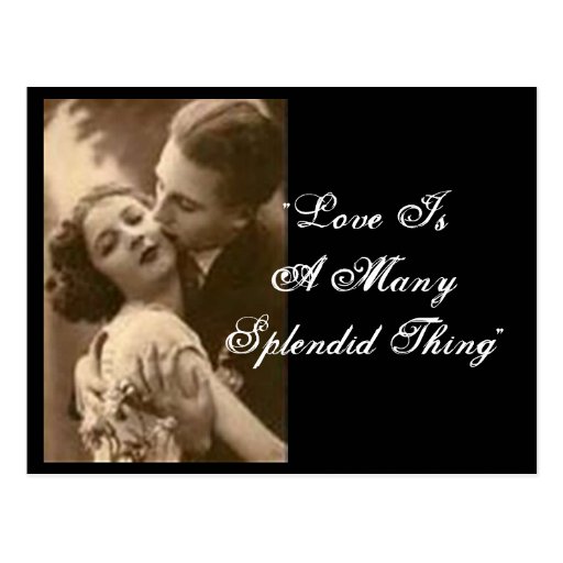 "Love Is A Thing Πολλοί Splendid" Postcard