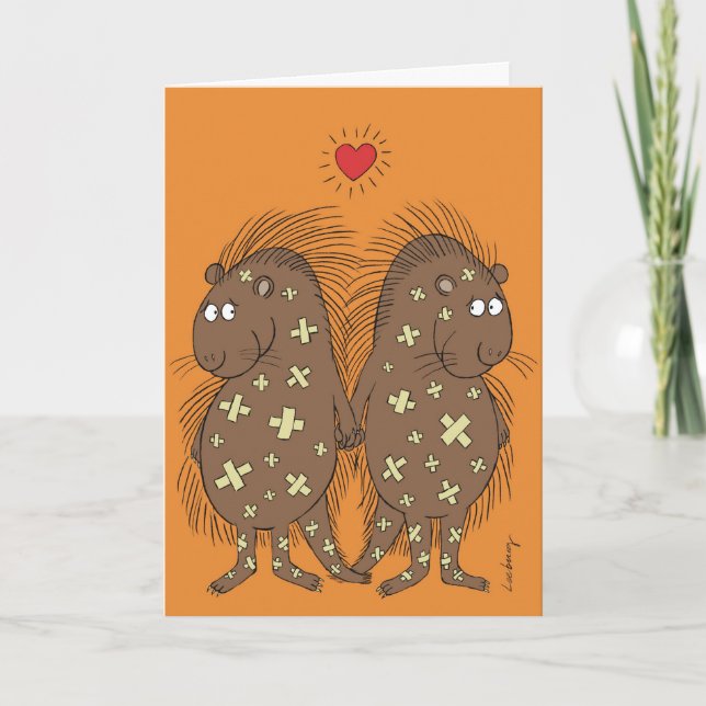 Love is a Many Splintered Thing Holiday Card (Front)