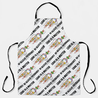 Love Is A Matter Of Allelic Frequency DNA Genetics Apron