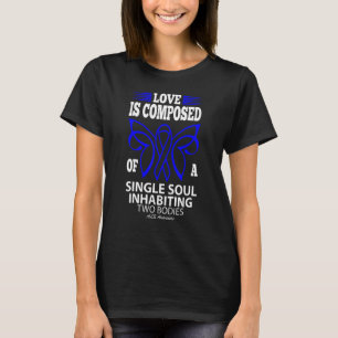 Love Is A Single Soul In Two Bodies Als T-Shirt
