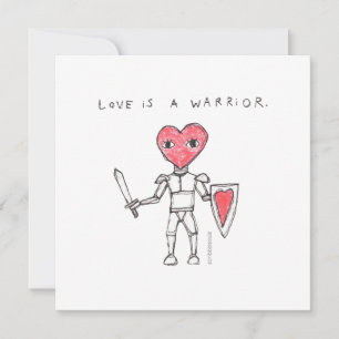 Love is a Warrior - anytime card