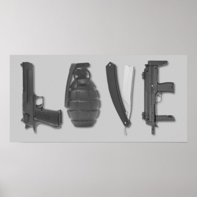Love Is A Weapon Poster (Front)