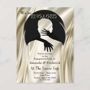 Love is All there is Engagement Invitation Postcard