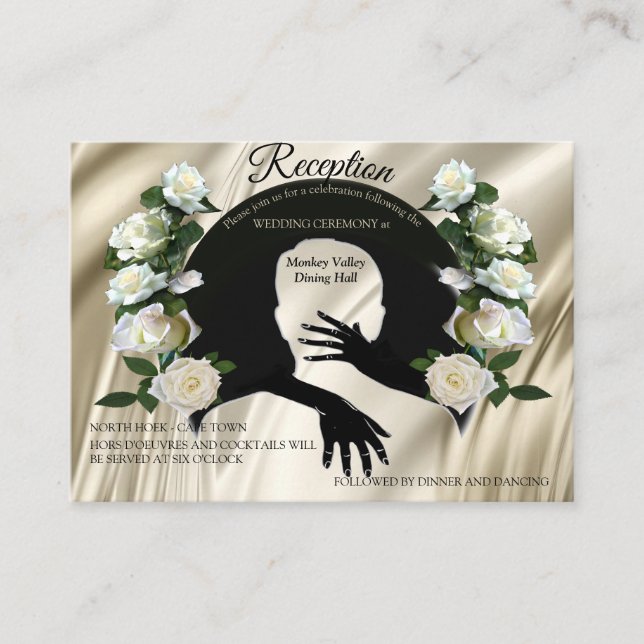 Love is All there is Reception Enclosure Card (Front)