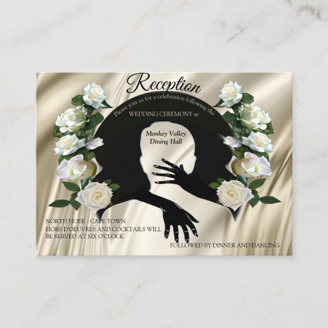 Love is All there is Reception Enclosure Card (Front)