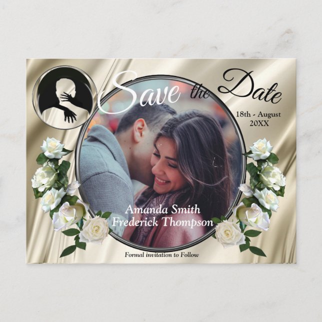 Love is All there is Save the Dates Announcement Postcard (Front)