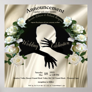 Love is All there is Wedding Announcements Poster