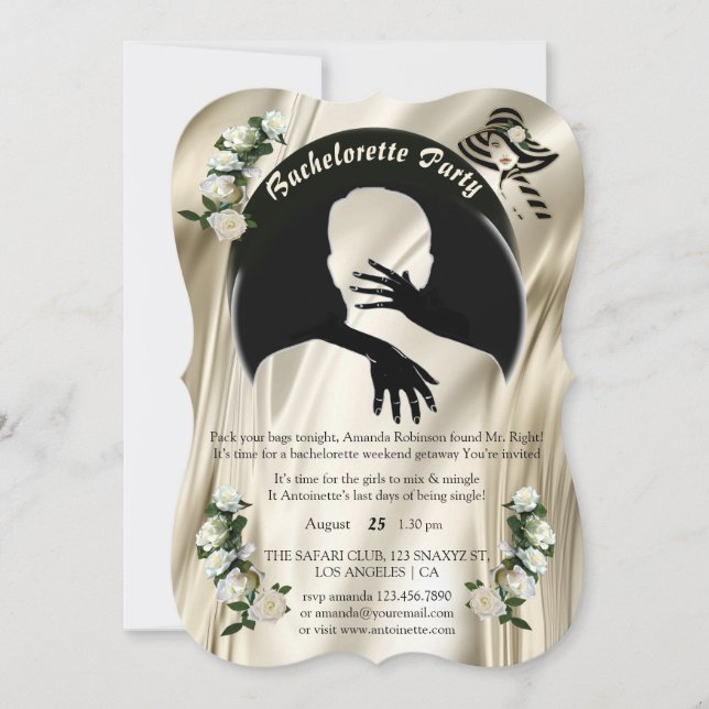 Love is All there is Weekend Bachelorette Party Invitation (Front)