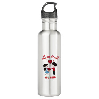 Love Is All You Need 710 Ml Water Bottle