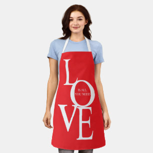 Love is all you need apron