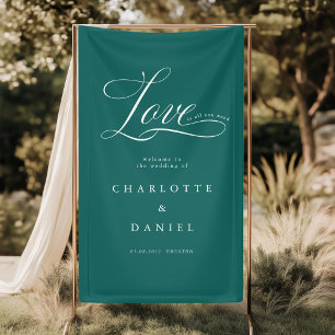 Love is all you need! Elegant, wedding Banner