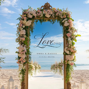 Love is all you need! Elegant, wedding Window Cling