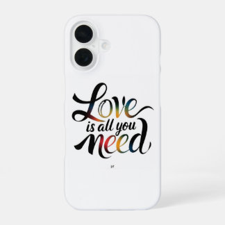 Love is All You Need - Heartwarming iPhone / iPad 16 Case