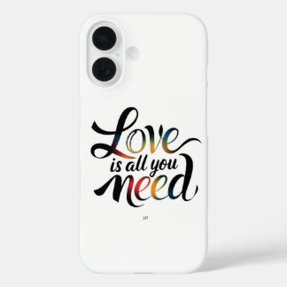 Love is All You Need - Heartwarming iPhone / iPad iPhone 16 Case
