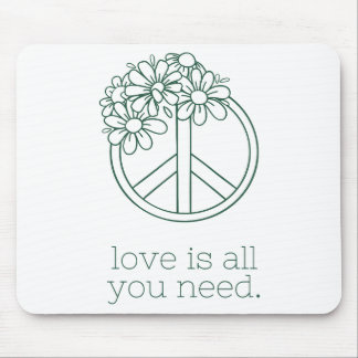 Love is All You Need: Inspirational Mousepad