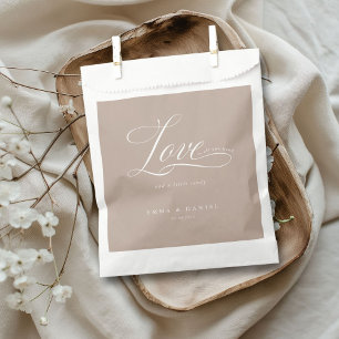 Love is all you need! Wedding Favour Bags