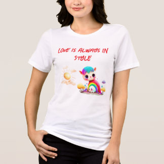 Love is Always In Style!  Valentine’s Day Design   Tri-Blend Shirt