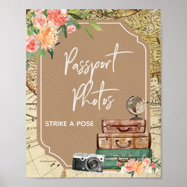 Love is an Adventure Bridal Shower Poster (Front)