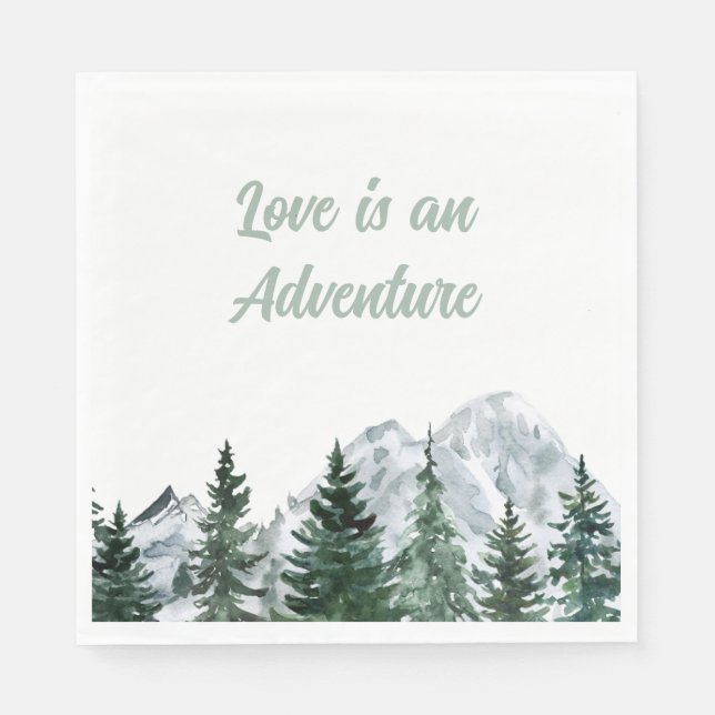 Love is an Adventure Napkins (Front)