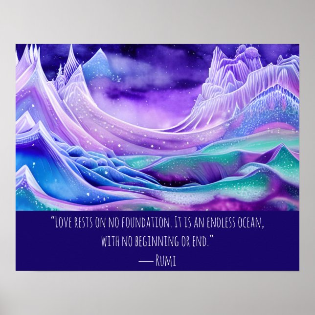 Love Is An Endless Ocean Digital Art    Poster (Front)