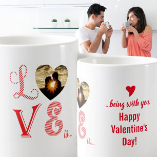 Love is being with you Valentine's Day Mug