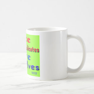 love is better than hate coffee mug