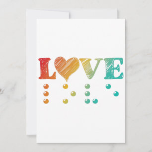 Love Is Blind Braille