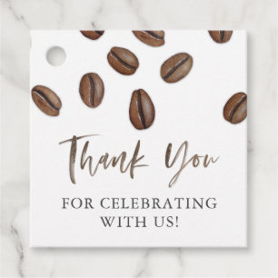 Love is Brewing A Baby is Brewing Coffee Shower Favour Tags