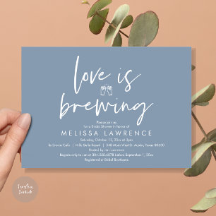 Love is brewing, Beer Party Bridal Shower Invitation