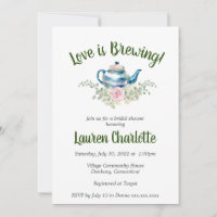 Love is Brewing | Bridal Baby Shower | Tea Party