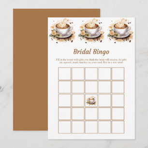 Love is Brewing Bridal Shower Bingo Game Cards