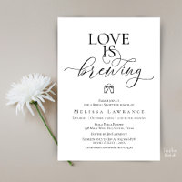 Love Is Brewing Bridal Shower | Elegant Script