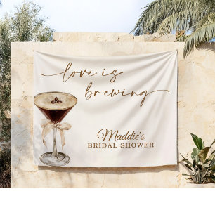 Love is Brewing Bridal Shower, Espresso Martini Tapestry