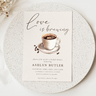 Love is Brewing Bridal Shower Invitation