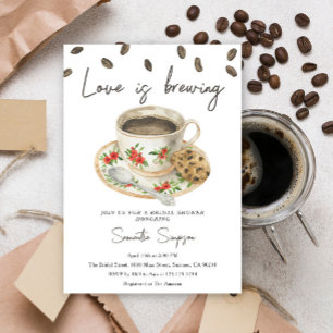 Love is brewing Bridal Shower Invitation