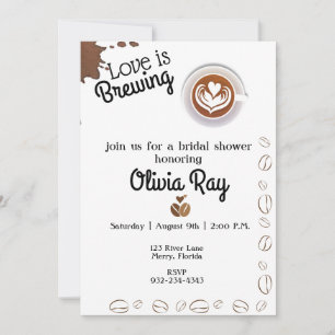 Love is Brewing Bridal Shower Invitation
