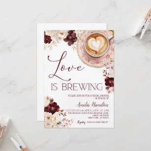 Love is Brewing Bridal Shower Invitation, Love is Invitation
