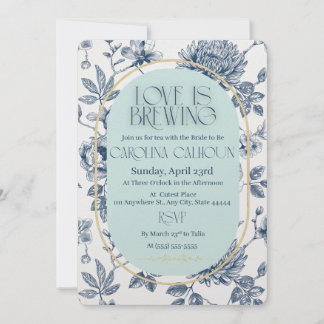 Love Is Brewing Bridal Shower Invitations