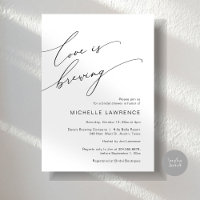 Love is Brewing, Bridal Shower Party Celebration