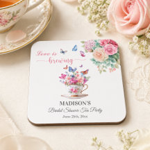 Love is Brewing Butterfly Bridal Shower Tea Party