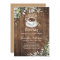 Love is brewing Coffee Bar Rustic Bridal Shower