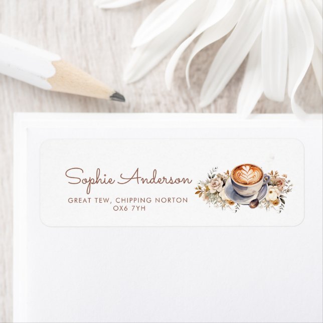 Love Is Brewing Coffee Bridal Shower Address  (Insitu)