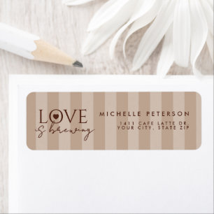 Love Is Brewing Coffee Brown Bridal Shower