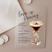 Love is Brewing Espresso Martini Bridal Shower