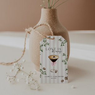 Love is Brewing   Espresso Martini Bridal Shower Gift Tags