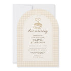 Love is Brewing Gingham Coffee Bridal Shower