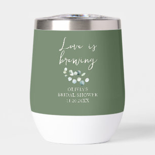 Love is Brewing Greenery Bridal Shower